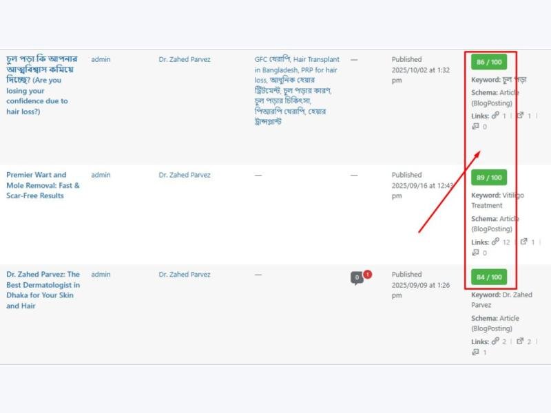Hair & Skin Clinic SEO Acceleration — image 2